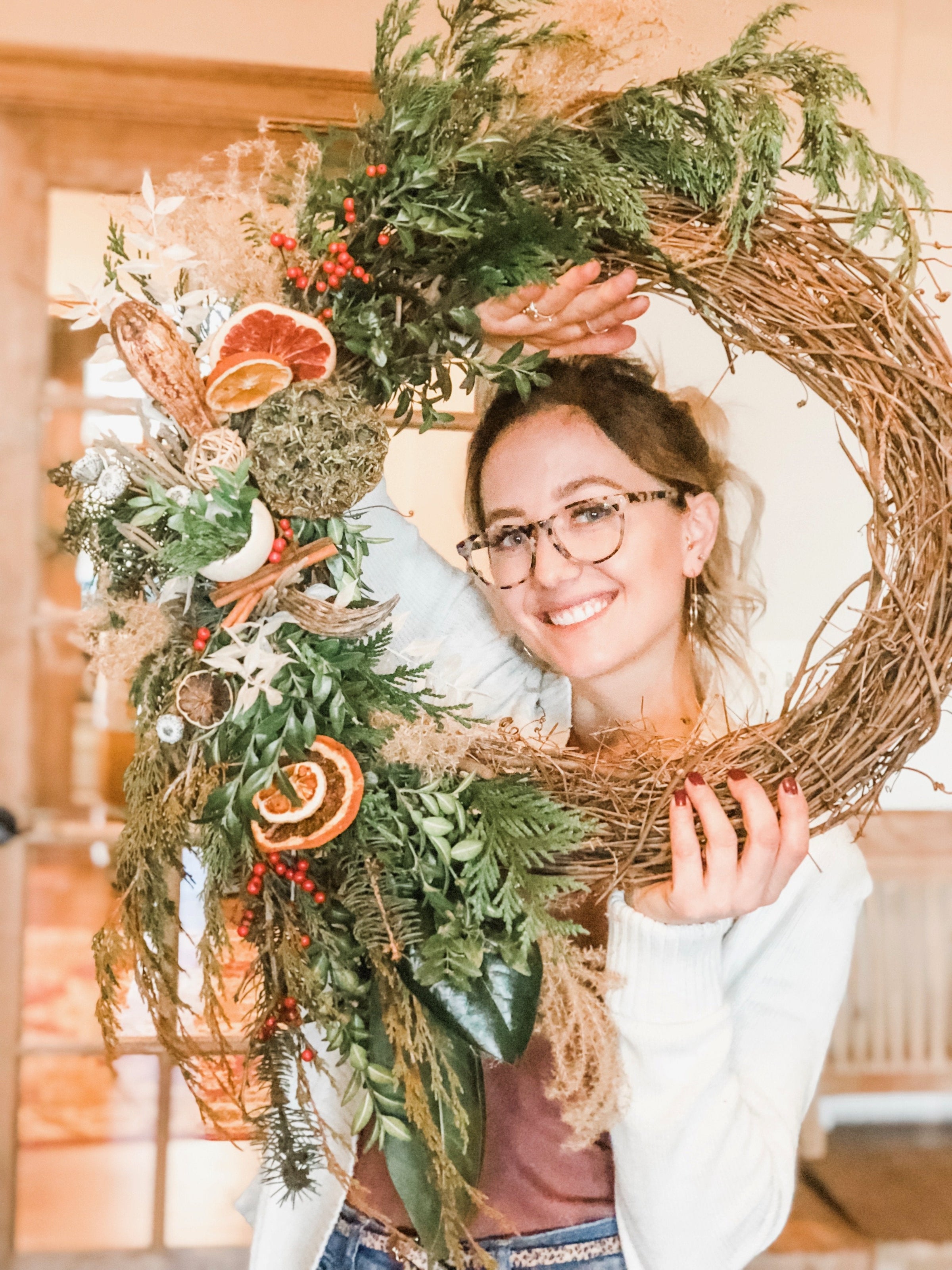 Winter Wreaths Workshop at Linden Spring- November 29, 1-3 pm