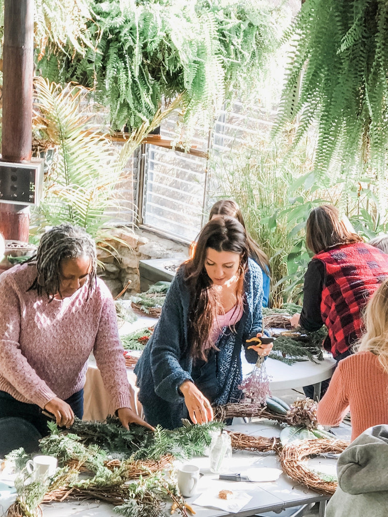 Winter Wreaths Workshop at Linden Spring- November 29, 1-3 pm
