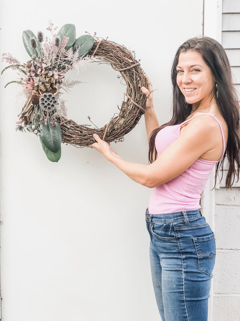 Winter Wreaths Workshop at Linden Spring- November 29, 1-3 pm